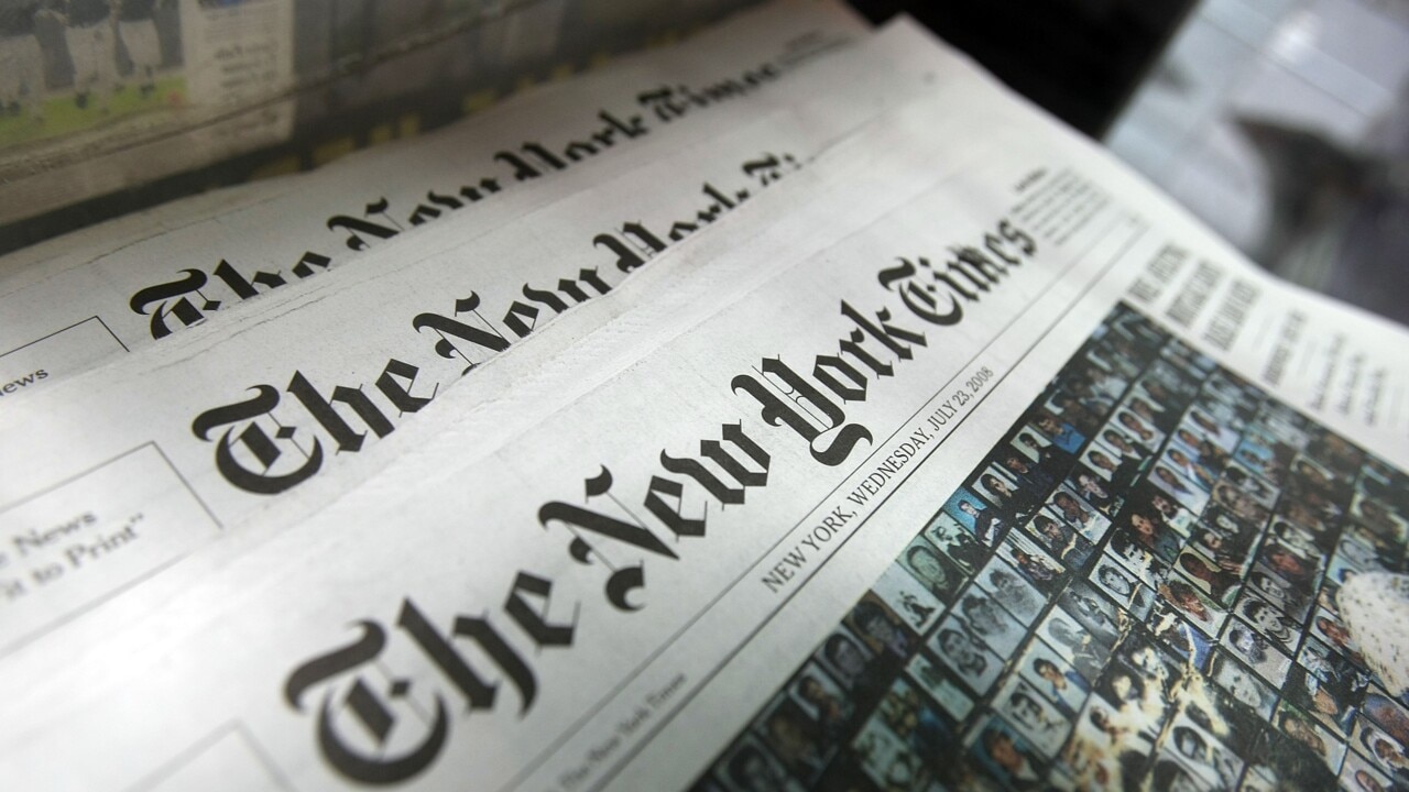 New York Times is publishing fake news: Trump | news.com.au — Australia ...