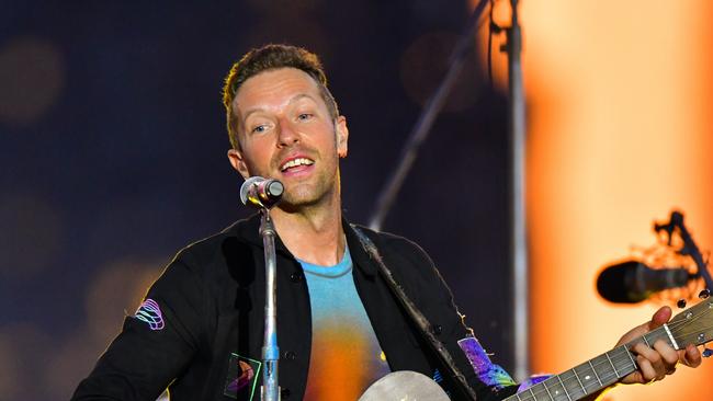 Chris Martin of Coldplay. Picture: James Devaney/GC Images