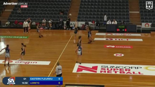 REPLAY: School Sport SA netball finals - Year 10 Group A - Whyalla v Loreto - Court 1