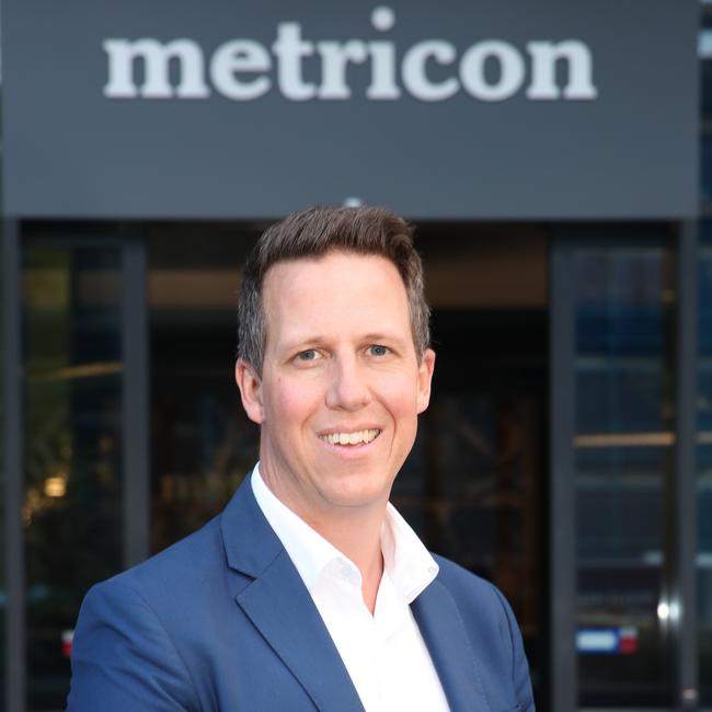 Luke Fryer, general manager of Metricon Homes.