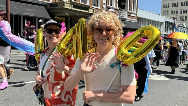 TasPride Festival march through Hobart. February 10, 2024. Picture: Nikki Davis-Jones