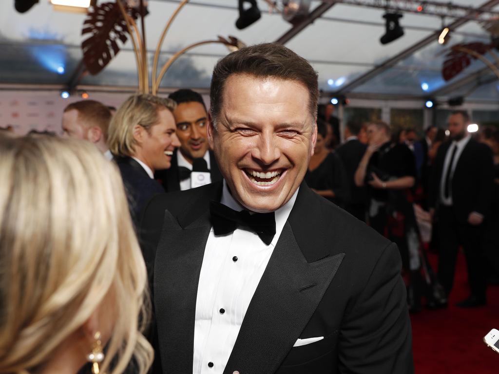 Karl Stefanovic pictured on the red carpet at The Star Casino for the 61st TV Week Logie Awards. Picture: Josh Woning/AAP