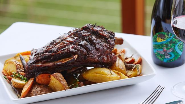 Roast lamb shoulder at Hogget Kitchen, Warragul Picture: Tim Grey