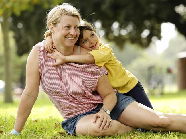 Victoria Rose with her daughter Bonnie, 5 / Picture: Justin Lloyd