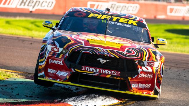 Aerodynamic changes to the Mustang were granted for the Supercars round in Townsville. Picture: Daniel Kalisz/Getty Images