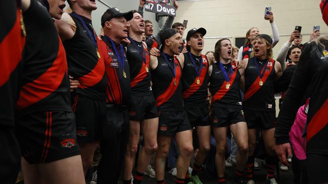 North Launceston celebrate. TSL grand final 2024 - North Launceston V Lauderdale. Picture: Nikki Davis-Jones