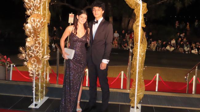 Tarah Smith &amp; Boko Flynn at the Xavier Catholic College formal.