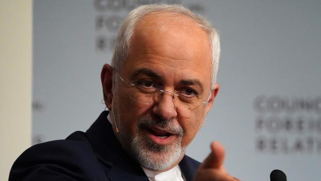 A senior US official says Mohammad Javad Zarif diplomatic image — bolstered by his fluent English, self-effacing humour and background as a US-educated academic — is false. Picture: AFP