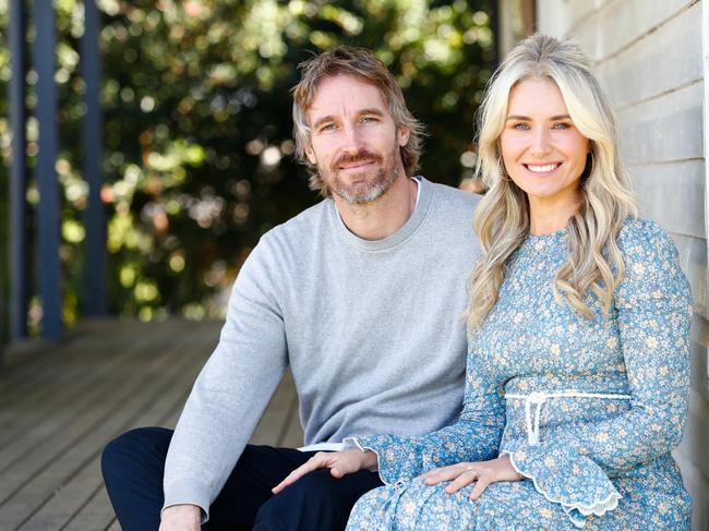 Magdalena Roze and partner Darren Robertson relished the extra time they were able to spend together as a family last year. Pictures: Danielle Smith