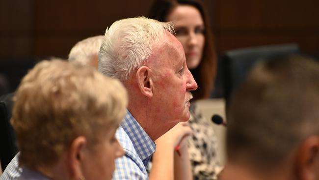 Division 7 councillor Max O'Halloran said the council had to toe the line with TMR on the issue of digital signs that were not compliant. Picture: Isaac McCarthy