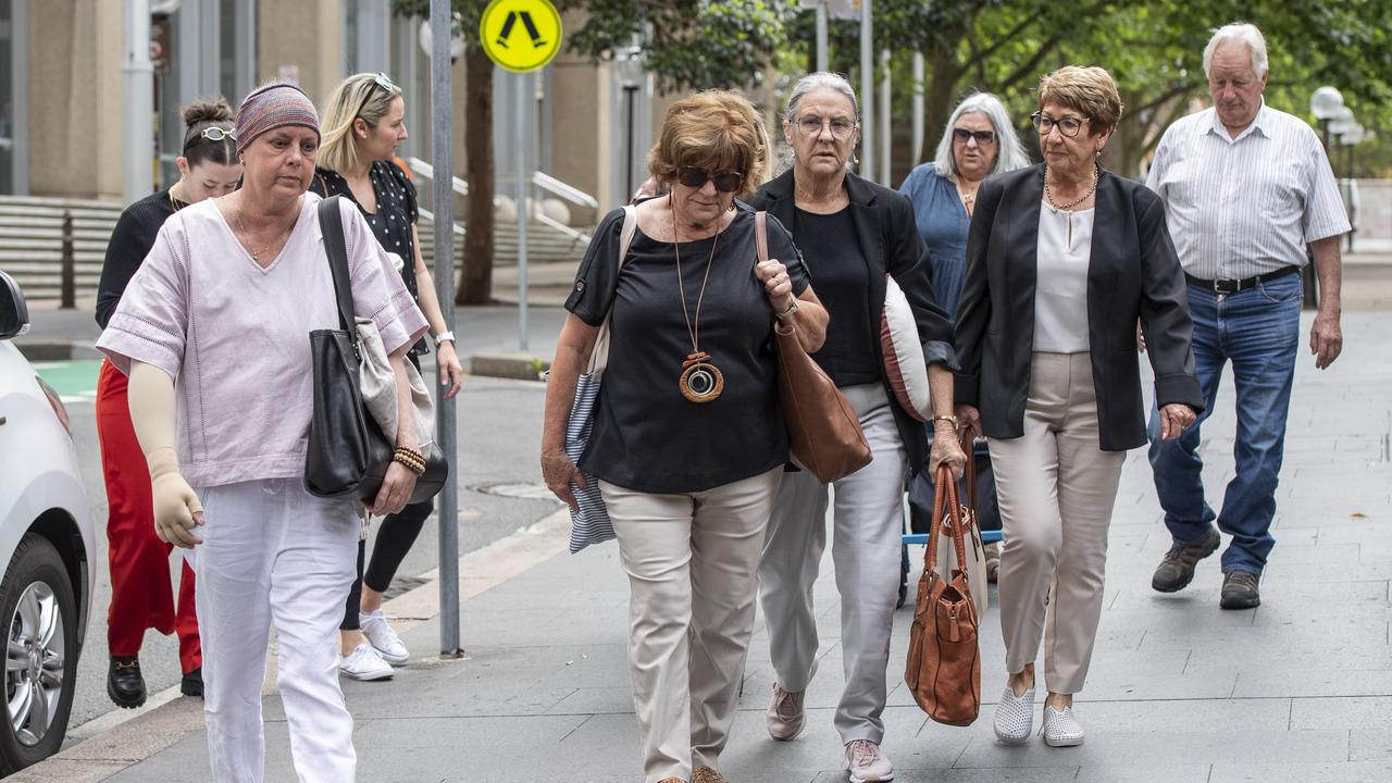 Mrs Nowland’s extensive family filled the public gallery on the second day of the trial. Picture: NewsWire / Monique Harmer