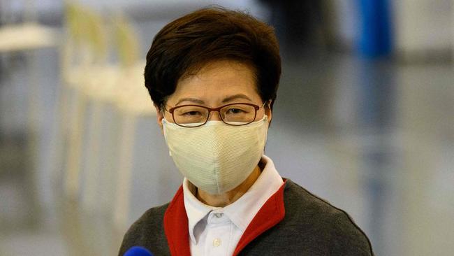 Hong Kong's Chief Executive Carrie Lam. Picture: AFP