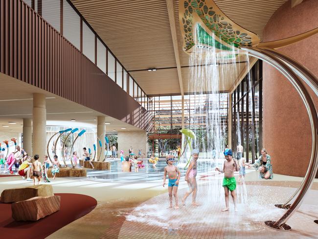 A concept image for the new Adelaide Aquatic Centre. Picture: SA Government