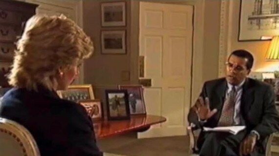 Princess Diana during her 1995 interview with Martin Bashir. Picture: BBC