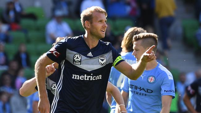 Toivonen was superb for Victory in the Melbourne derby. Picture: AAP Image/Julian Smith