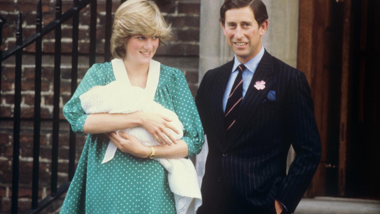 The family photo outside the hospital has become a tradition. Picture: PA Images via Getty Images