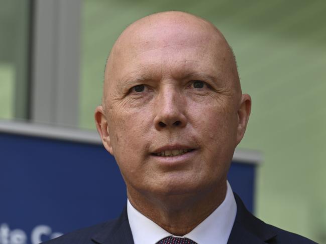 Peter Dutton. Picture: Martin Ollman