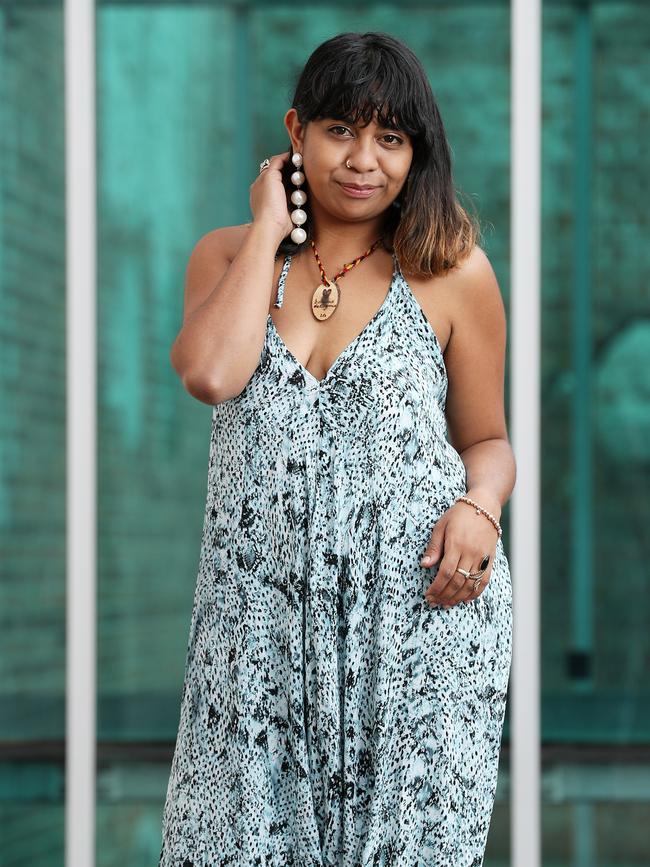 Emily Wurramara, at the Queensland Music Festival. Picture: Liam Kidston