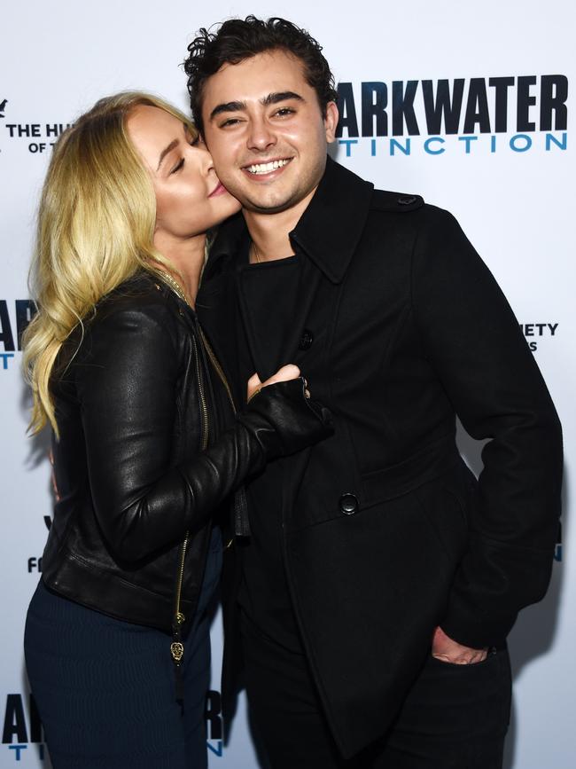 The siblings share a sweet moment. Picture: Getty