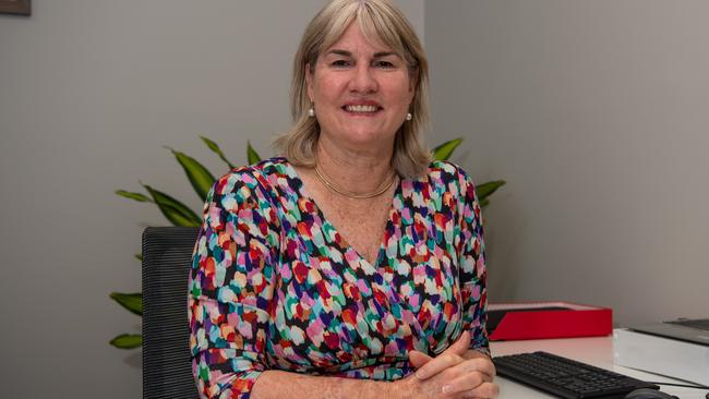 Chief Minister of the Northern Territory Eva Lawler in her office in January. Picture: Pema Tamang Pakhrin