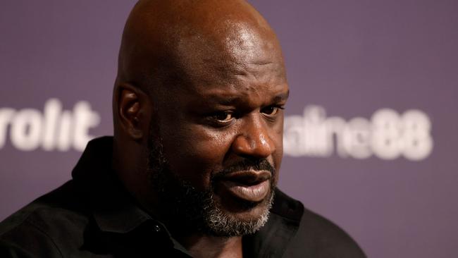 LOS ANGELES, CALIFORNIA - FEBRUARY 11: Shaquille O'Neal attends Shaq’s Fun House presented by FTX at Shrine Auditorium and Expo Hall on February 11, 2022 in Los Angeles, California. (Photo by Frazer Harrison/Getty Images)