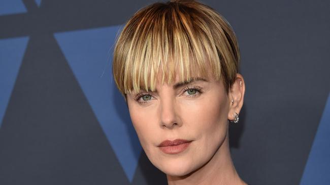 Theron says living with her father’s ‘disease’ as a child often filled with her fear. Picture: AFP.