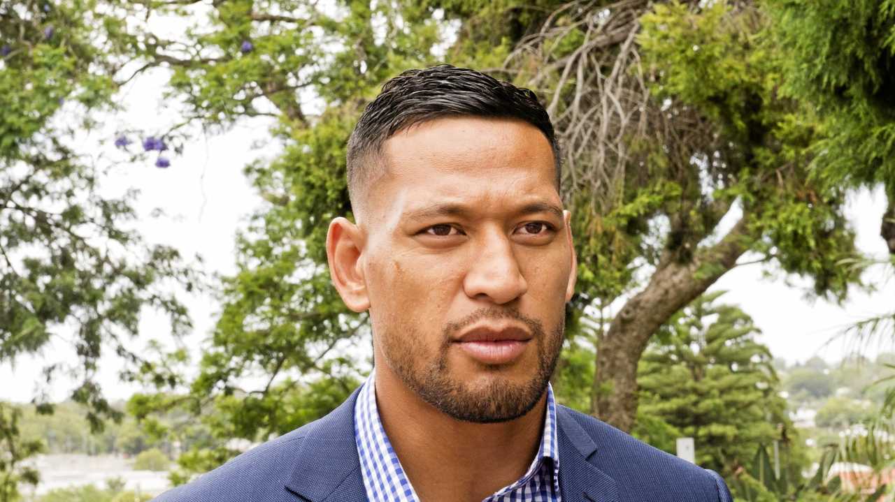 Australian rugby star Israel Folau. Picture: Nev Madsen