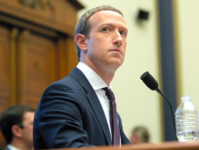 WASHINGTON, DC - OCTOBER 23: Facebook co-founder and CEO Mark Zuckerberg testifies before the House Financial Services Committee in the Rayburn House Office Building on Capitol Hill October 23, 2019 in Washington, DC. Zuckerberg testified about Facebook's proposed cryptocurrency Libra, how his company will handle false and misleading information by political leaders during the 2020 campaign and how it handles its usersÃ¢â¬â¢ data and privacy. (Photo by The Asahi Shimbun via Getty Images)