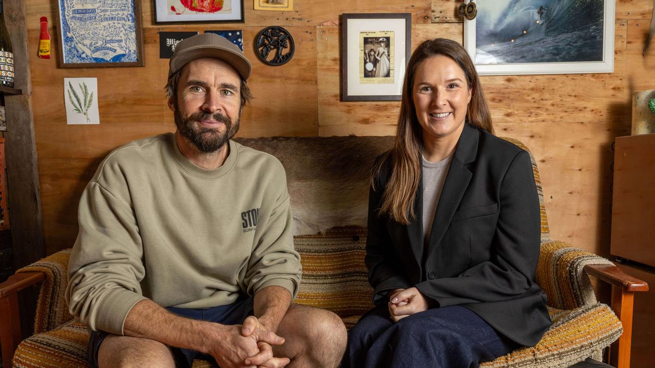 Nick Dugmore and Alana Dales both say having cancer has helped them appreciate life more. Picture: Ben Clark
