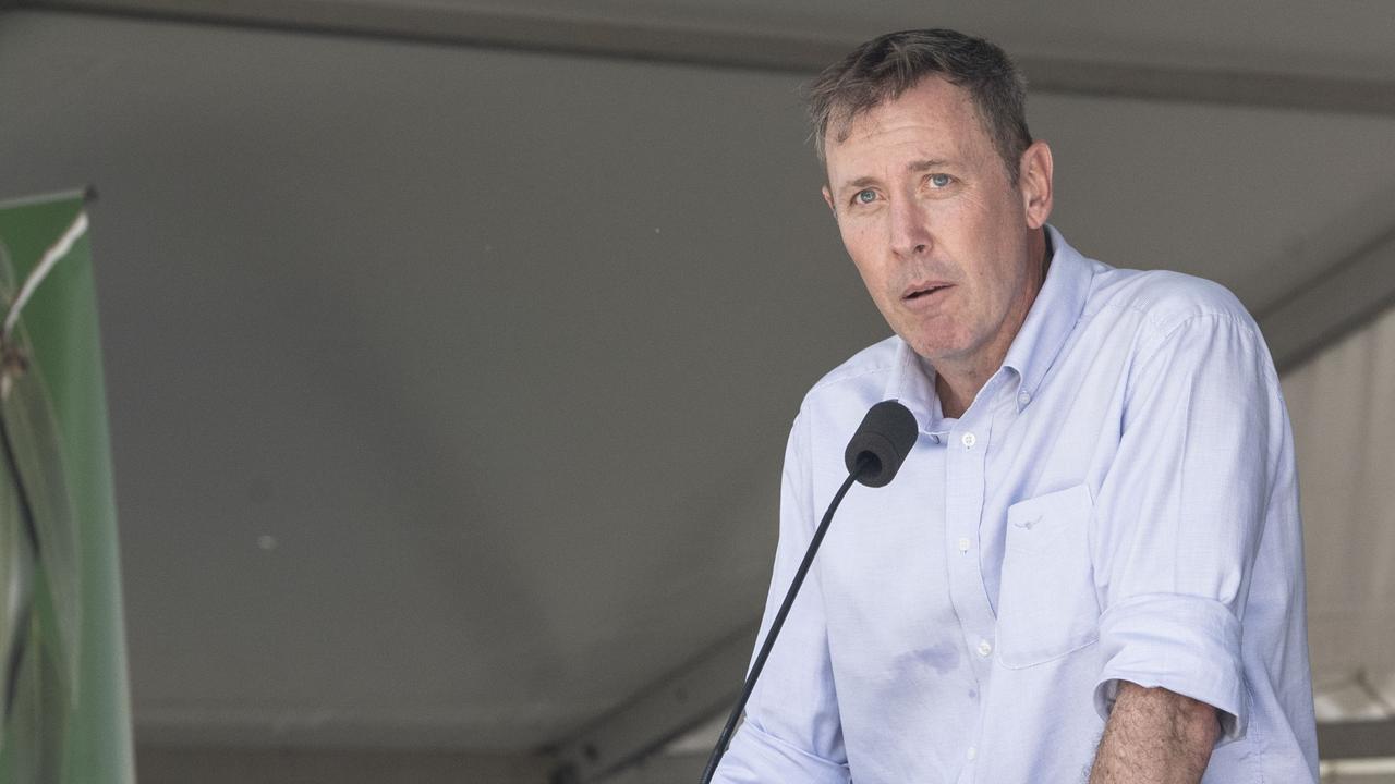 Member for Groom, Garth Hamilton. Australia Day celebrations at Picnic Point in Toowoomba.Thursday, January 26, 2023. Picture: Nev Madsen.