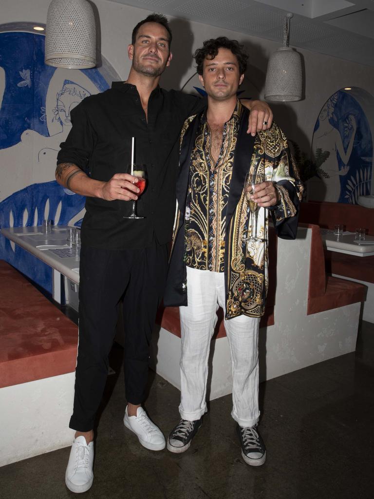 Maman owner's Oli Frost and Matt Poole at the at the opening of the new Burleigh restaurant on 1st October 2020. Picture: Jackson O'Brien.