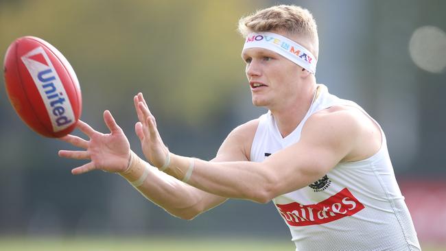 Adam Treloar is a value pick in the midfield. Picture: Michael Klein