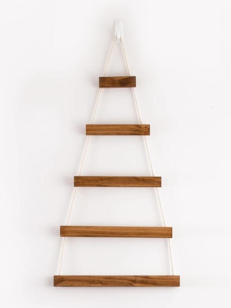 Walnut Hanging 1m Wall Christmas Tree. Picture: Etsy.