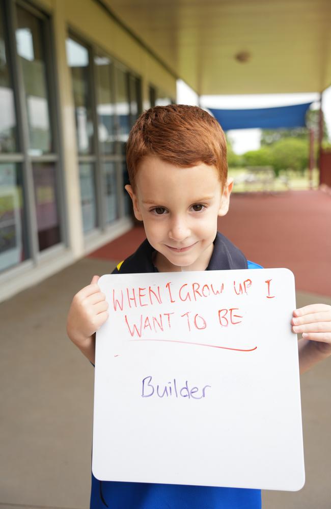 The first day of school for Concordia Lutheran College's 2023 prep students. Isaac Forsyth.