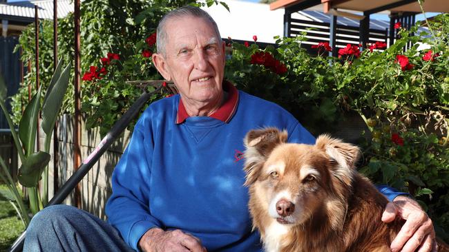 Carindale senior Eddie Laycock says he will miss the annual kerbside pick-up service. Picture: Liam Kidston.