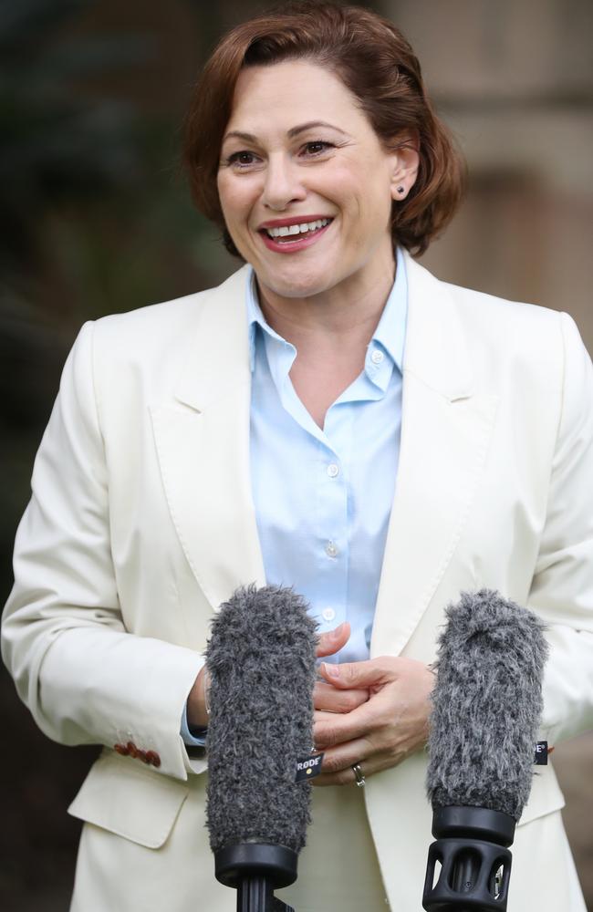 Former treasurer Jackie Trad in happier times