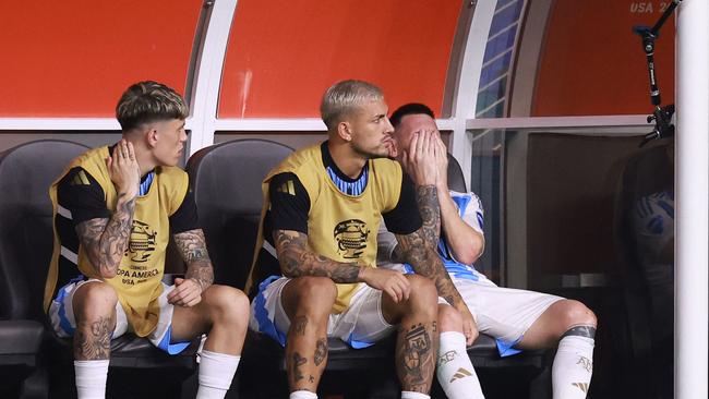 Lionel Messi couldn’t hide his emotions. Photo by Carmen Mandato, Getty Images via AFP.