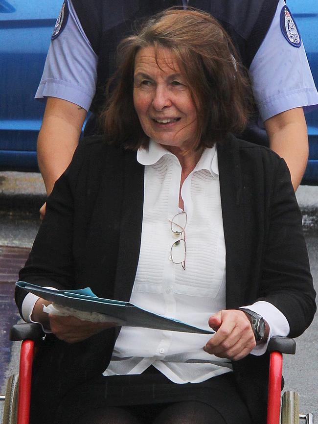 Sue Neill-Fraser arrives at Launceston Supreme Court. Picture: Bruce Mounster