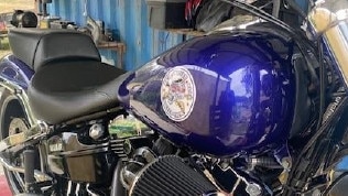 Tiaro Police are asking for any information about the whereabouts of this Harley Davidson motorbike.