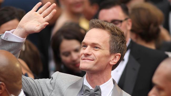Crowd pleaser ... Neil Patrick Harris waves to cheering fans. Picture: Getty Images