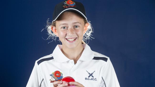 Pace bowler Phoebe Smith. Picture: AAP Image/Renae Droop