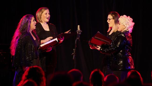 Adelaide Cabaret Festival 2023: Michelle Nicolle, Catherine Mackenroth, Lauren Henderson and Libby O'Donovan perform in More Than a Melody. Picture: Claudio Raschella