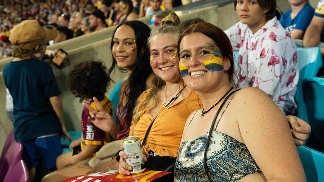 Fans swarmed to TIO Stadium for the blockbuster NRL match between Parramatta Eels and Brisbane Broncos. Pic: Pema Tamang Pakhrin