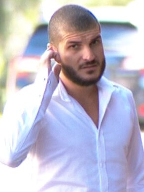 Michael Makdessi outside Parramatta Local Court. Picture: Channel 10