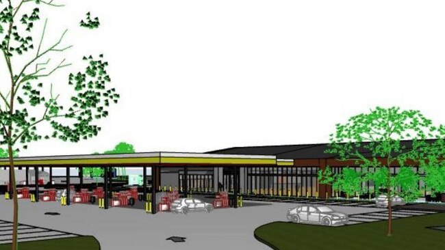 Plans have been lodged for a new service centre at New Italy.