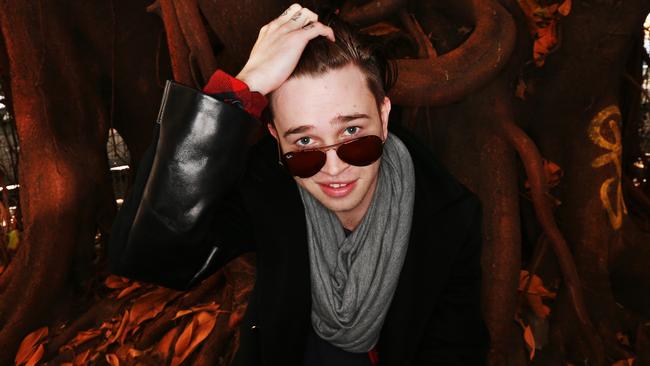 Happy with his rock sound ... Former The X Factor winner Reece Mastin. Picture: Toby Zerna