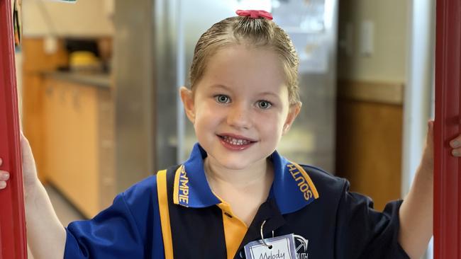 Melody McLaren – Gympie South State School prep students on first day, Monday January 22, 2024.