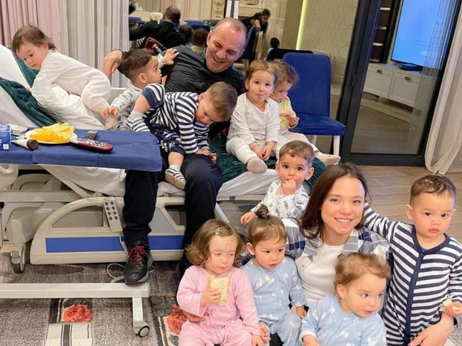 The family made headlines after Kristina sharing her dreams for 100 children. Picture: Instagram/batumi_mama