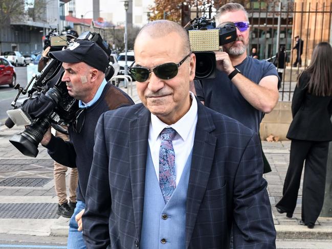 ADELAIDE AUSTRALIA - NewsWire Photos JUNE 19, 2024: Solomon Farah leaves the Adelaide Magistrates Court where he is facing charges of indecent assault. Picture: NewsWire / Brenton Edwards