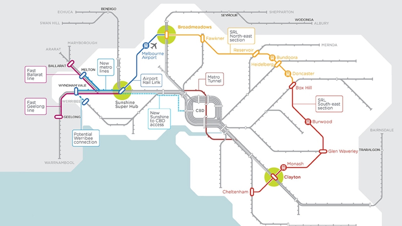 Sydney Trains New Metro network map reveals 40 new stations The